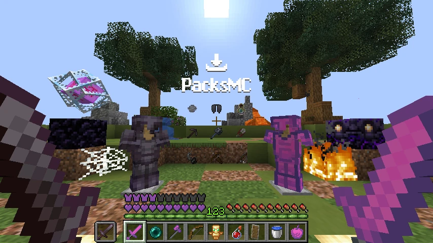 Purple diamond