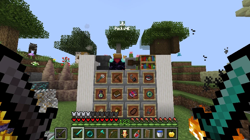 Vanilla tweaks (pigman , swight armour and outlined items: showcase 3 of 5