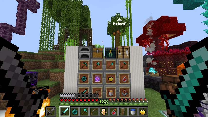 Vanilla tweaks (pigman , swight armour and outlined items: showcase 5 of 5