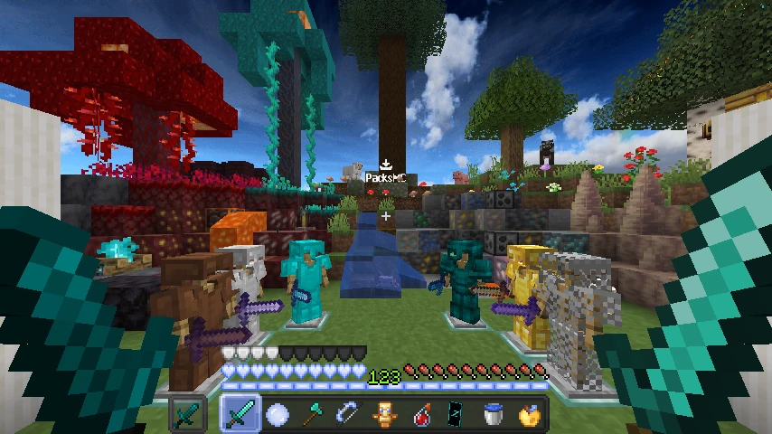 best vaunta blue pack updated fps boosted pack: showcase 2 of 5