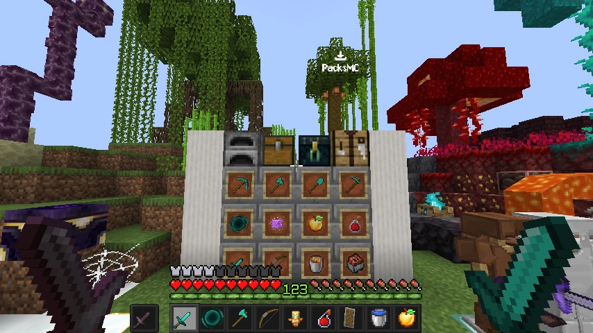 Marlowws texture pack updated with copper tools and 32x mace and spear: showcase 5 of 5