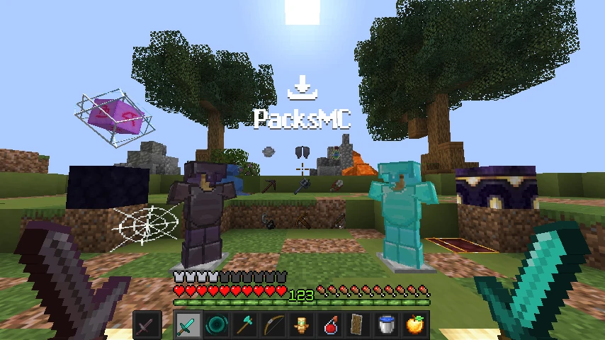 Marlowws texture pack updated with copper tools and 32x mace and spear