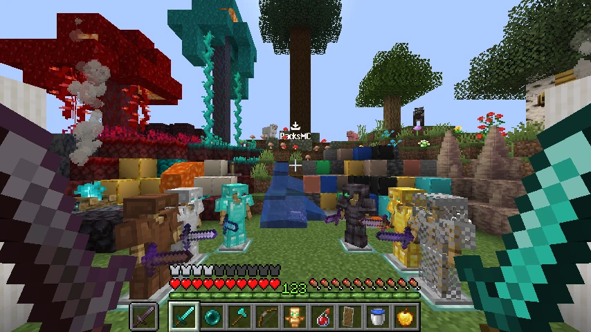 Visible ores overlay (only ores): showcase 2 of 5