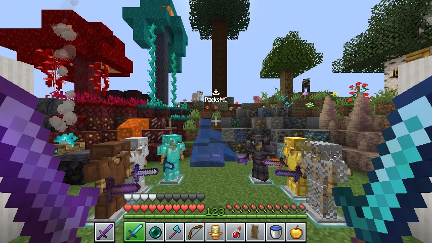 Colourful OreUI Dark: showcase 2 of 5