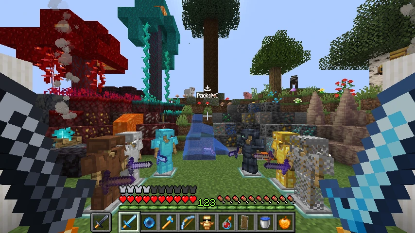 NON-vanilla++ (Orange-blue) v1.3: showcase 2 of 5
