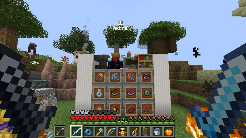 NON-vanilla++ (Orange-blue) v1.3: showcase 3 of 5