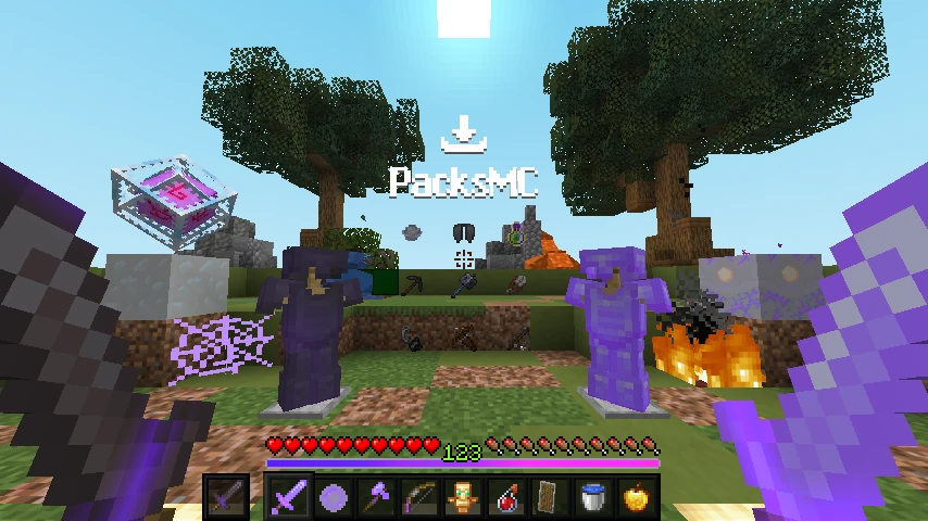 TryH4rdd Purple Edit 1.21.4 - Long Sword