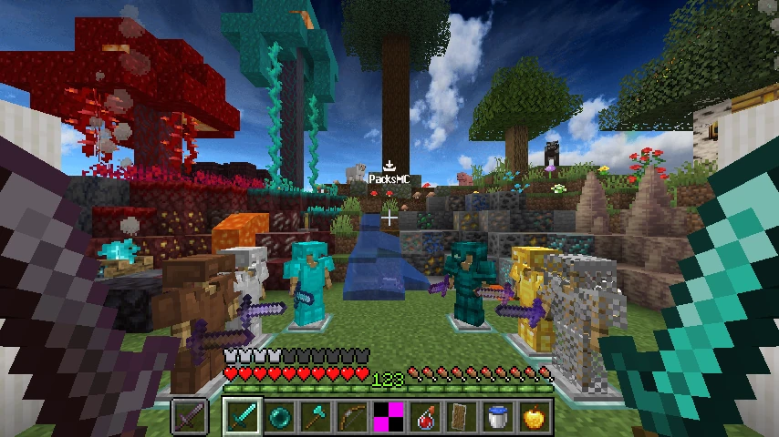 Nice blue pvp pack and fps boost: showcase 2 of 5