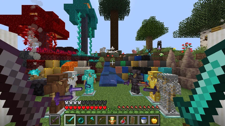 Visible ore overlay for UHC: showcase 2 of 5