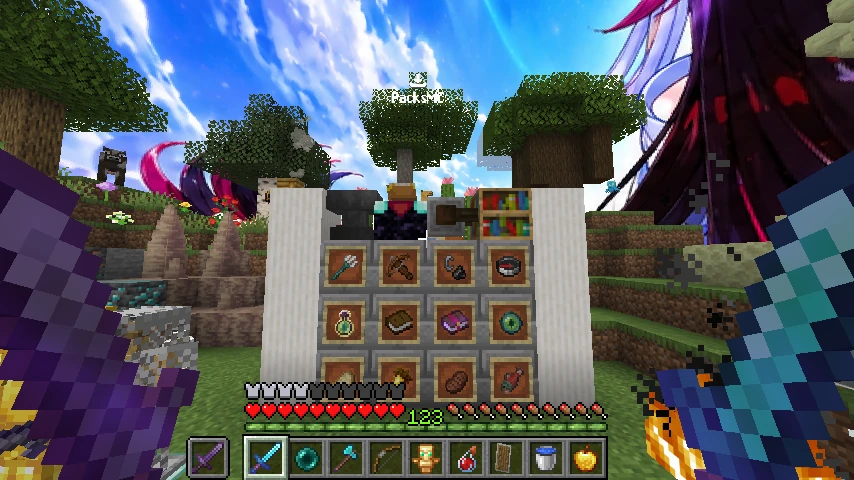 columbina genshin impact sky pack for java 1.20.1: showcase 3 of 5
