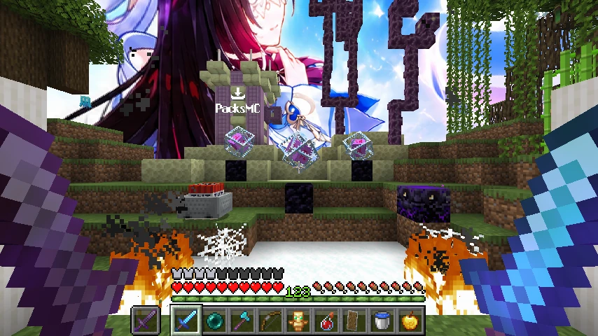 columbina genshin impact sky pack for java 1.20.1: showcase 4 of 5