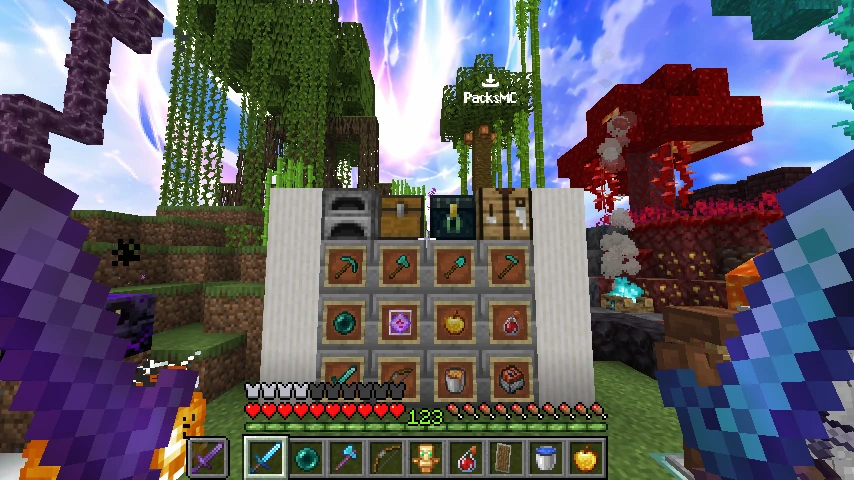 columbina genshin impact sky pack for java 1.20.1: showcase 5 of 5