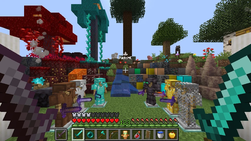 Glowing ores: showcase 2 of 5