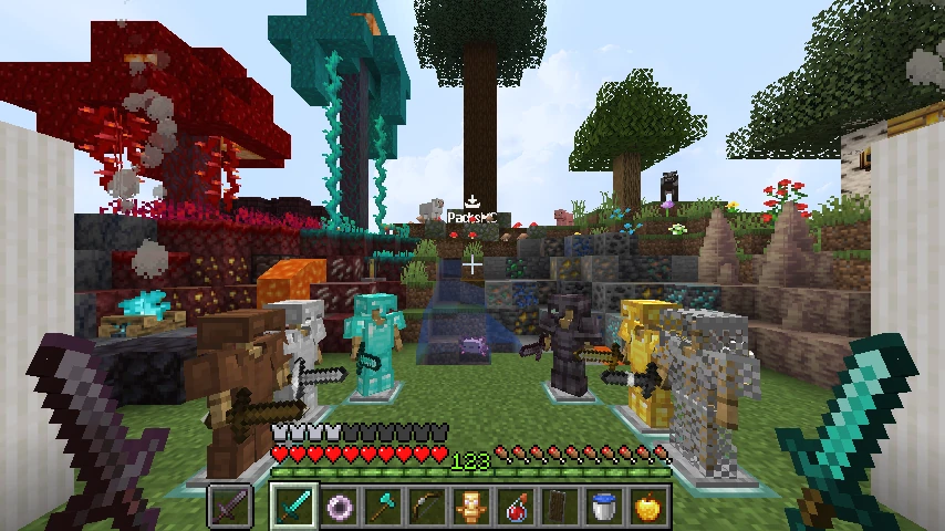 pvp cave fight pack 3d lever: showcase 2 of 5