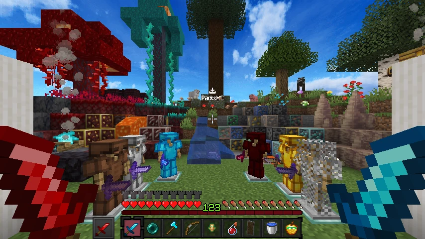 BlvckSkys Pack Weinrot: showcase 2 of 5