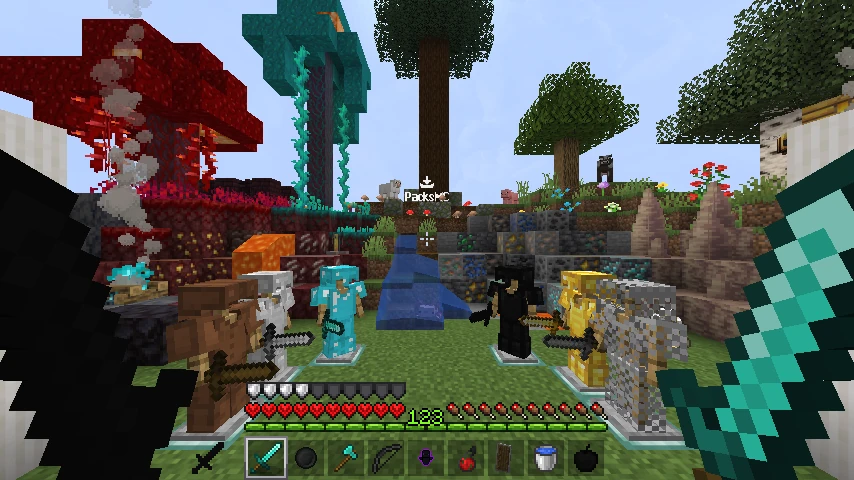 §8§l⚔ §0§lDefault §8§lBlack §7§lFPS: showcase 2 of 5