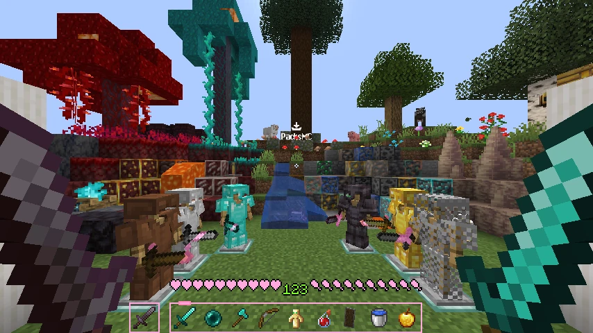 Pink crystal PvP: showcase 2 of 5