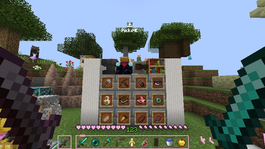 Pink crystal PvP: showcase 3 of 5
