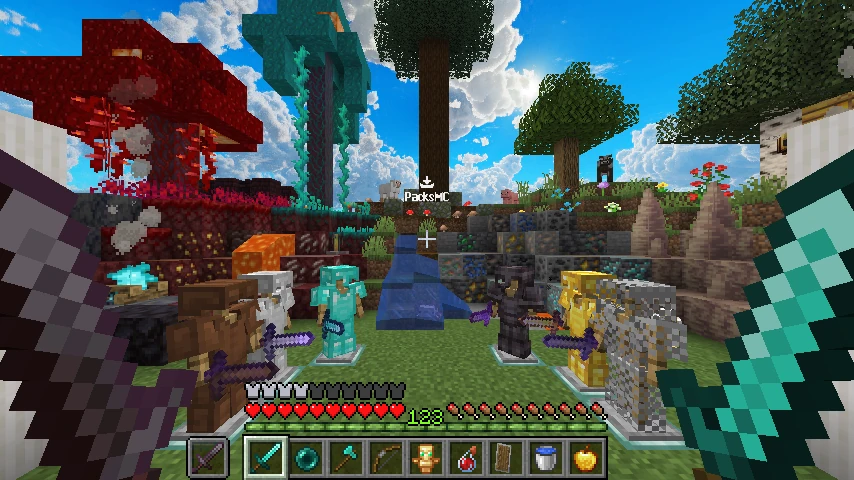 Fluffy Clouds Sky Overlay 1.20: showcase 2 of 5