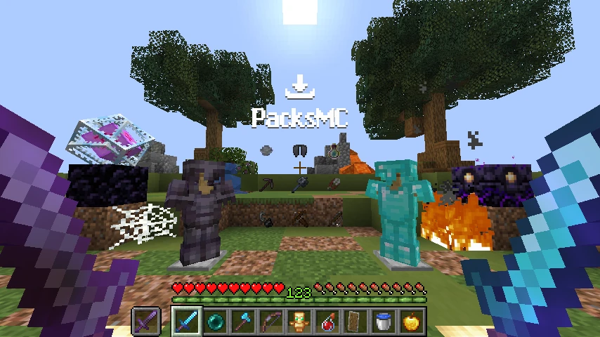 An New and Cleaner look of Minecraft