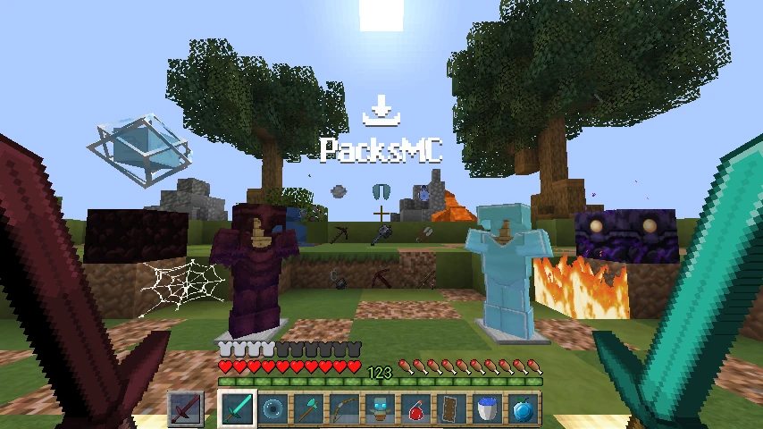 Goges 1.16 Pack v1.0 HELLFIRE RED AND HEAVENLY BLUE EDITION
