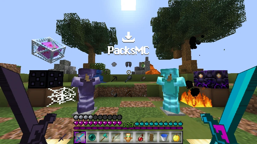 Pink and Blue