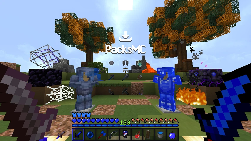 Stacked Blue x16