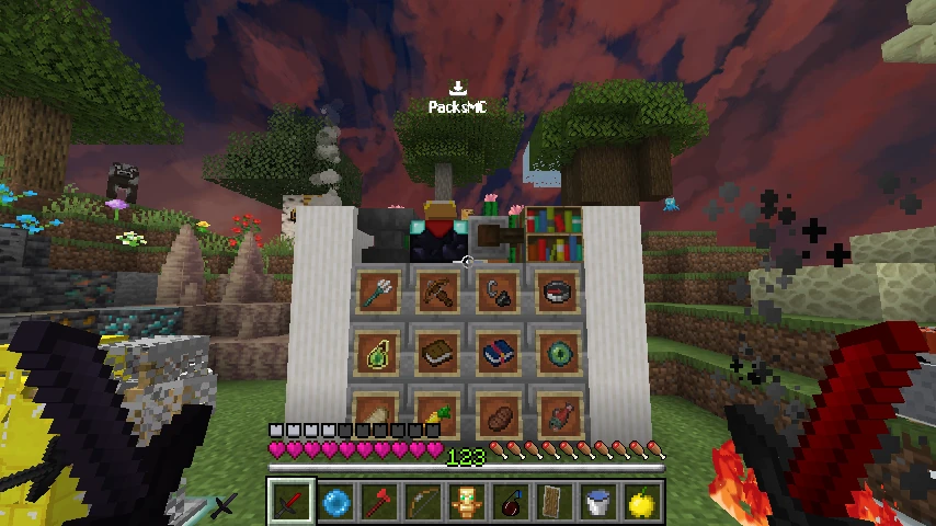 konoha red black MCBEPORT: showcase 3 of 5