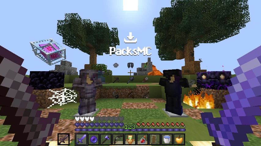 Mai - Purple and Black Default