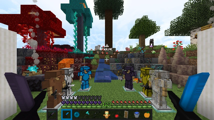 Blue 128x x Default v1.21.10: showcase 2 of 5