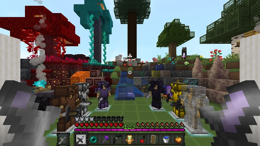 Shant pack v4 Purplegray v1.21.10: showcase 2 of 5