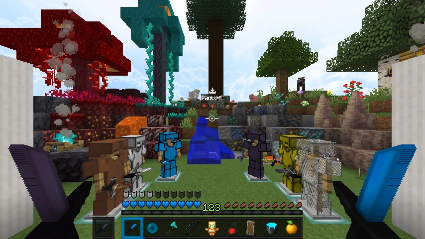 Blue 128x v1.21.10: showcase 2 of 5