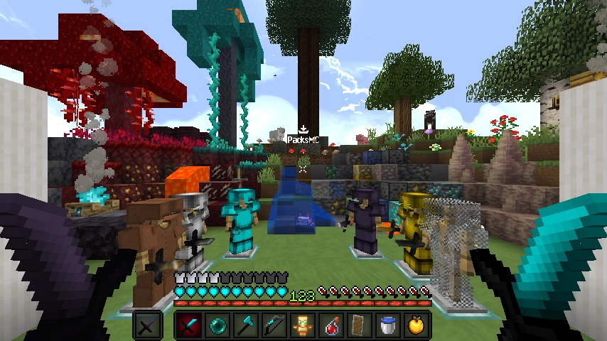 Ghost 2k pack BLUE v1.21.10: showcase 2 of 5