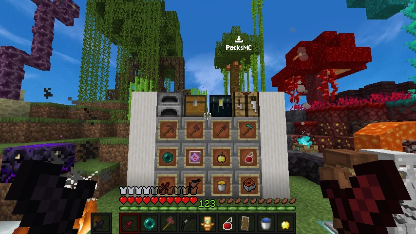 various default v1.21.10: showcase 5 of 5