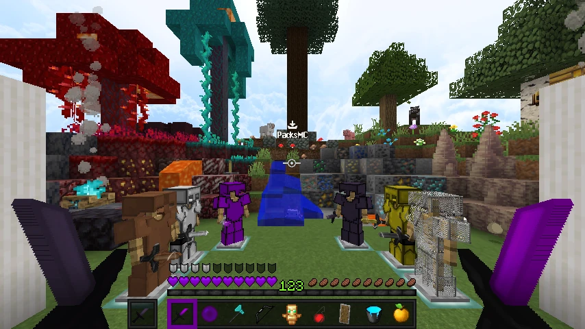 Purple 128x v1.21.10: showcase 2 of 5