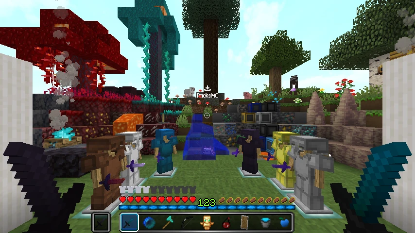 Dragonfruit 32x Blue Recolored v1.21.10: showcase 2 of 5