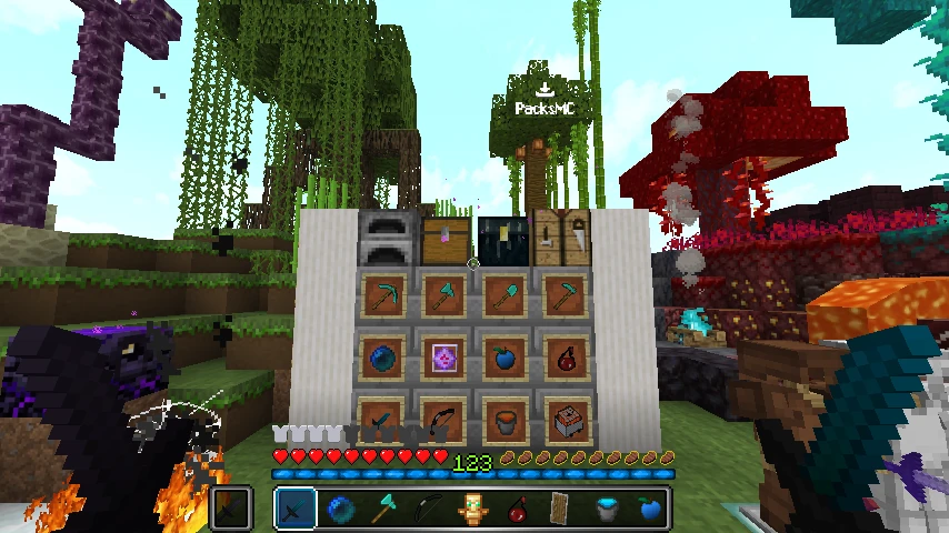 Dragonfruit 32x Blue Recolored v1.21.10: showcase 5 of 5