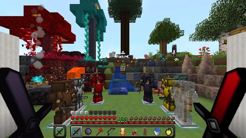 Deep Sky red v1.21.10: showcase 2 of 5