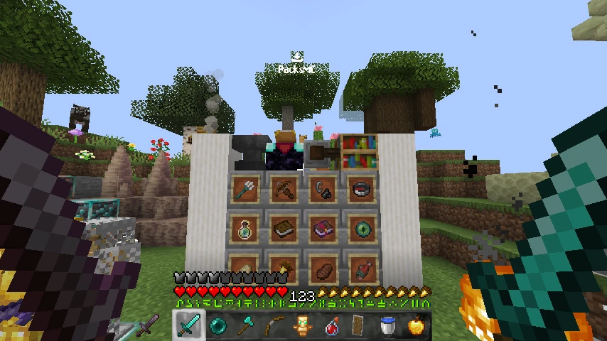 Better Hotbar - Gray: showcase 3 of 5