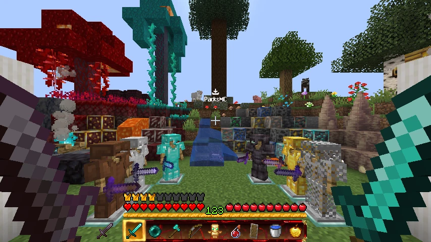 Better Hotbar - Golden Ruby: showcase 2 of 5