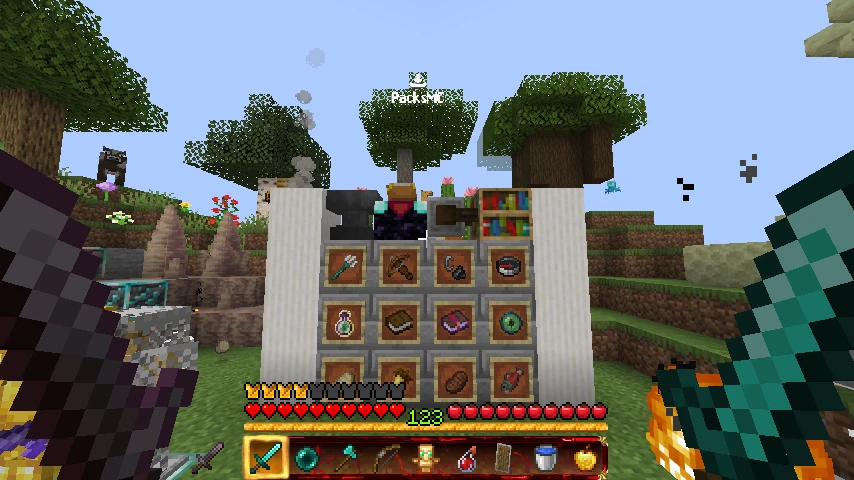 Better Hotbar - Golden Ruby: showcase 3 of 5