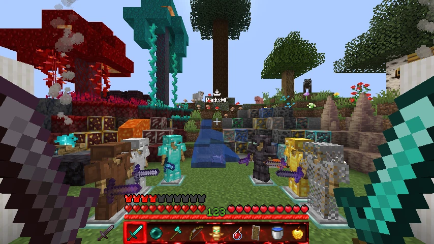 Better Hotbar - Red: showcase 2 of 5