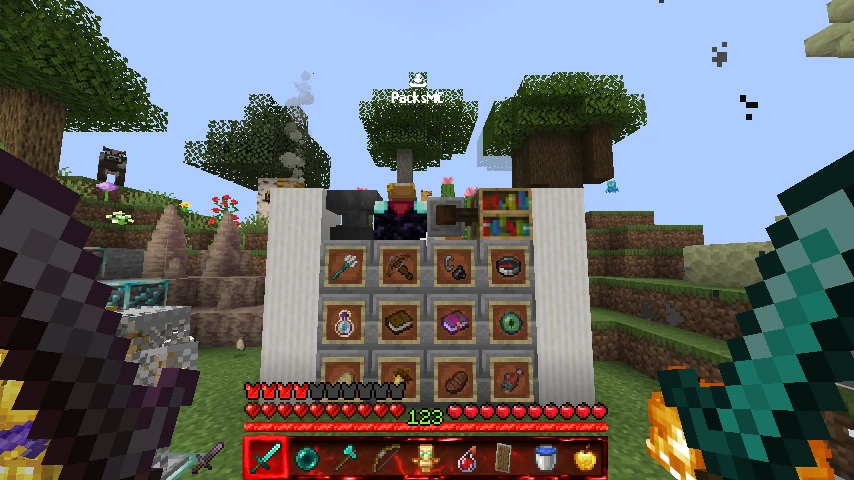 Better Hotbar - Red: showcase 3 of 5