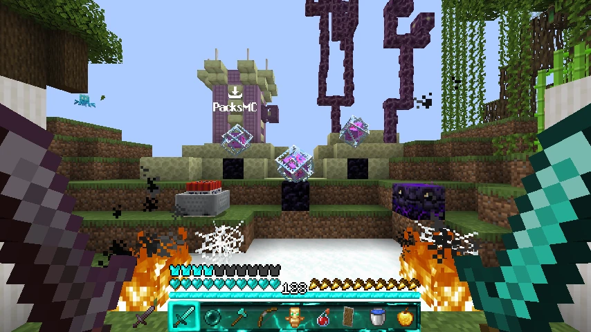 Better Hotbar - Light Blue: showcase 4 of 5