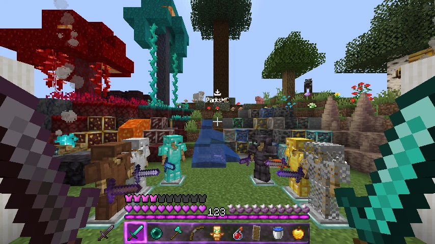 Better Hotbar - Purple: showcase 2 of 5