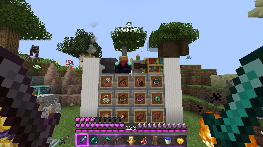 Better Hotbar - Purple: showcase 3 of 5